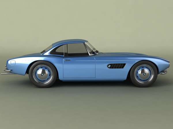 bmw 507 coupe 3ds - BMW 507 coupe by desmonster